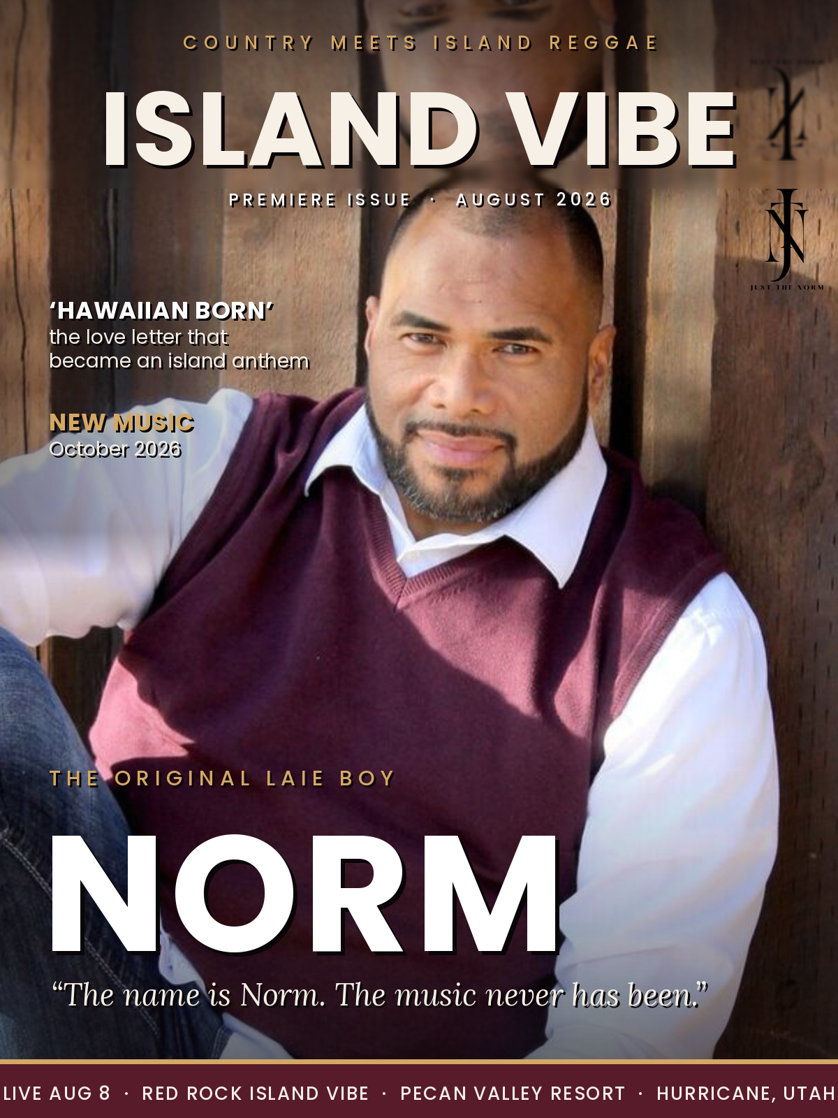 Norm — Island Vibe magazine cover