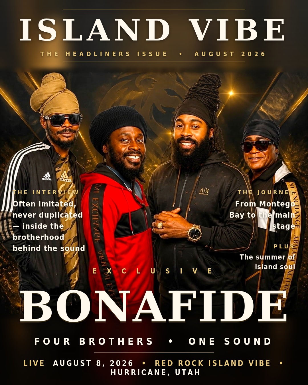 Bonafide — Island Vibe magazine cover