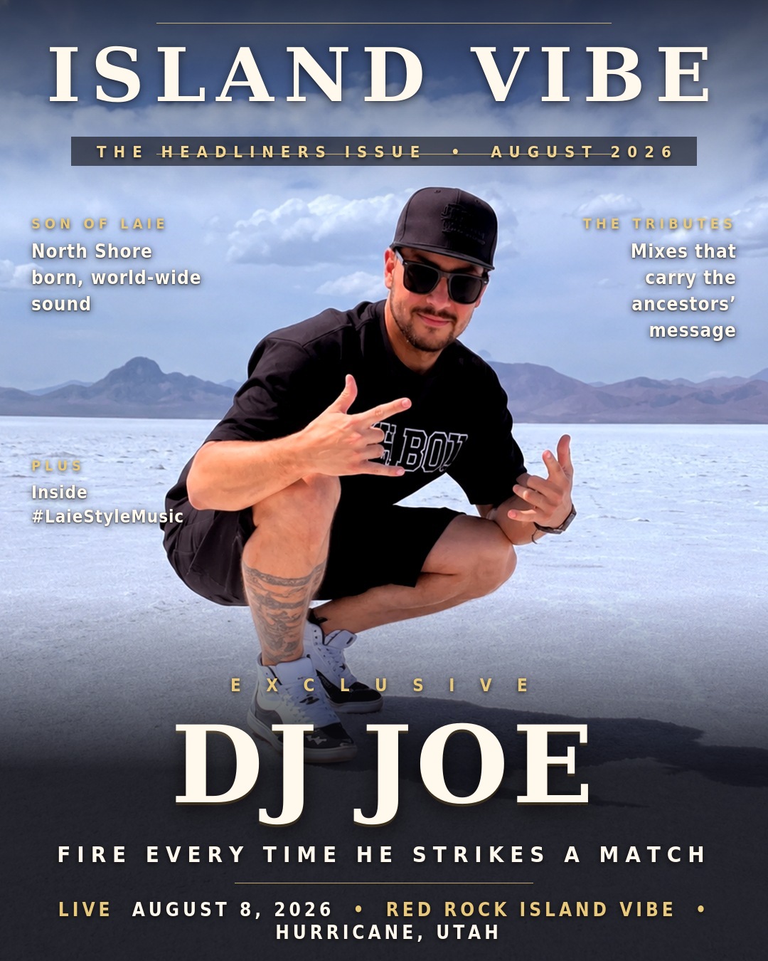 DJ Joe — Island Vibe magazine cover