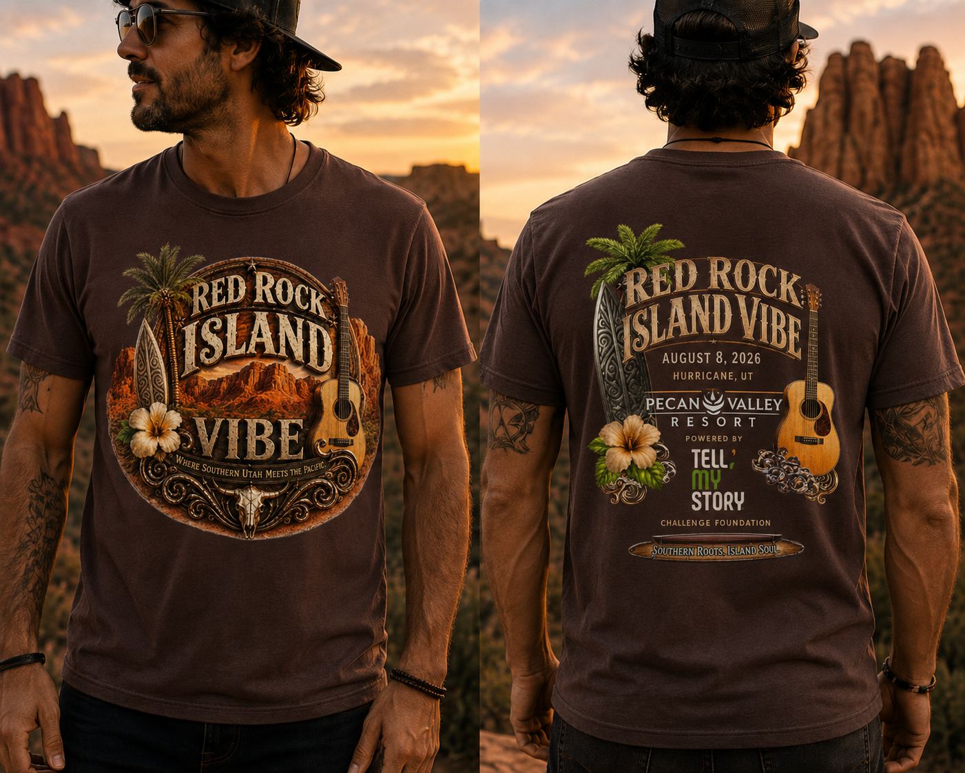Merch at Red Rock Island Vibe